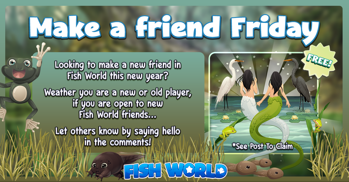FishWorld - Hi Fish Worlders! All these friendly animal's in this week ...