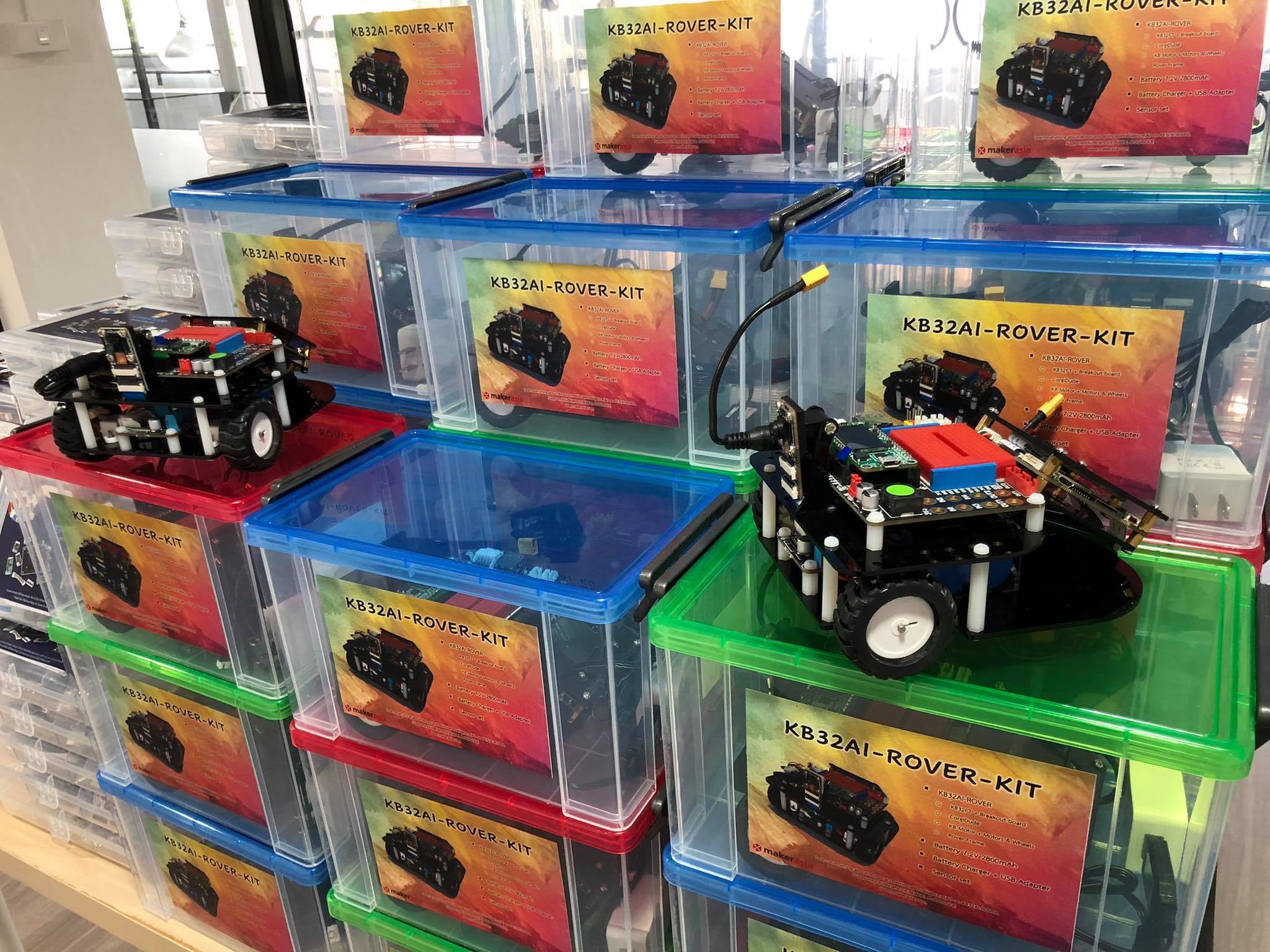 MakerAsia - ชุดการเรียนรู้ KB32AI-Rover-Kit ที่สามารถโปรแกรมได้ผ่าน ...
