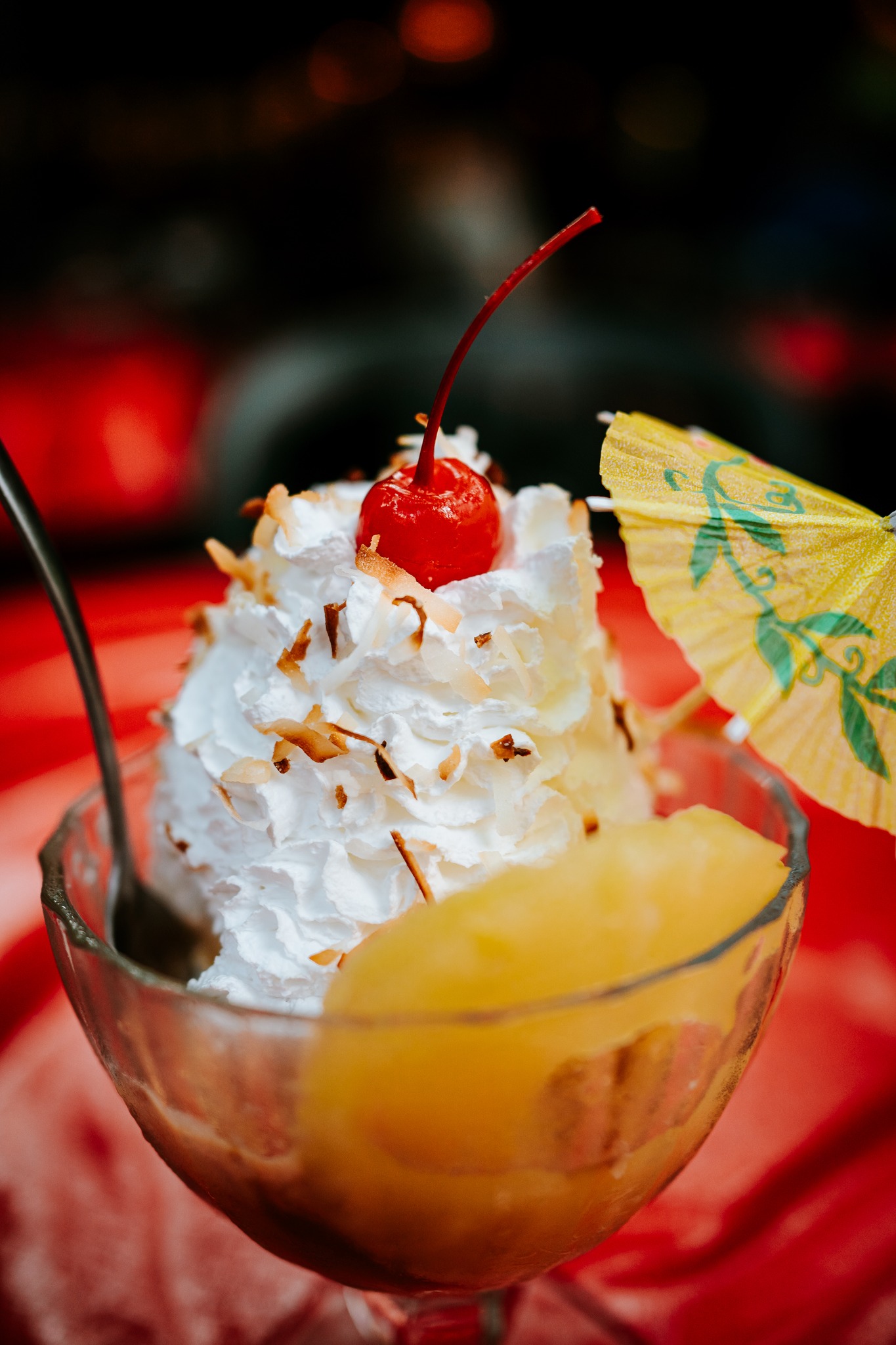 The Jigger Shop's pina colada sundae for summer