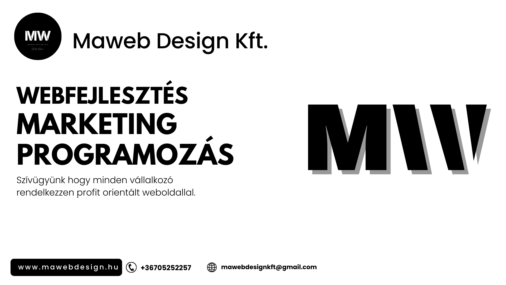 Maweb Design Webfejlesztés és Marketing