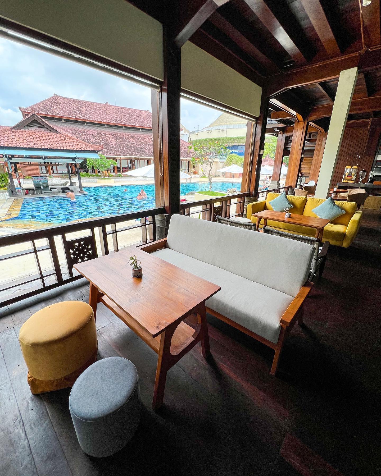 Endless shades of blue are an... - Grand Istana Rama Kuta