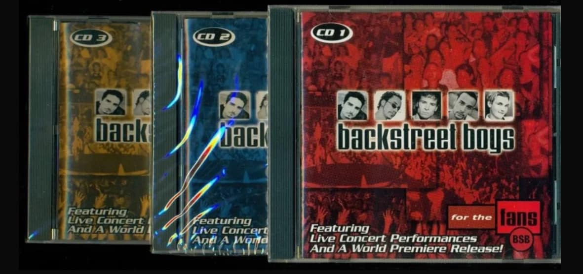 Backstreet Boys CD/DVD collection and nostalgic memories