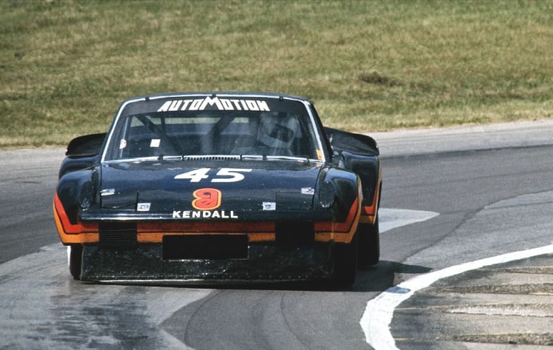 An extra-wide Porsche 914/6 GT from the IMSA GTU class in 1976