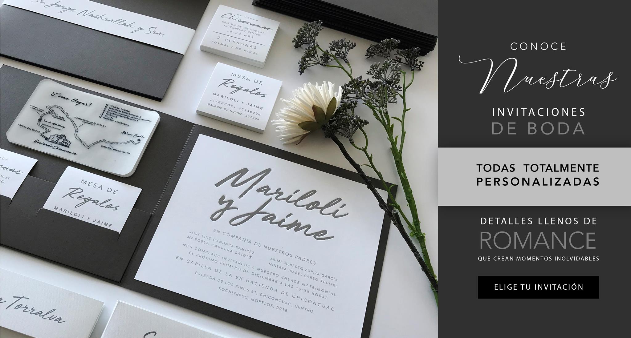 Azul Amelí invitaciones