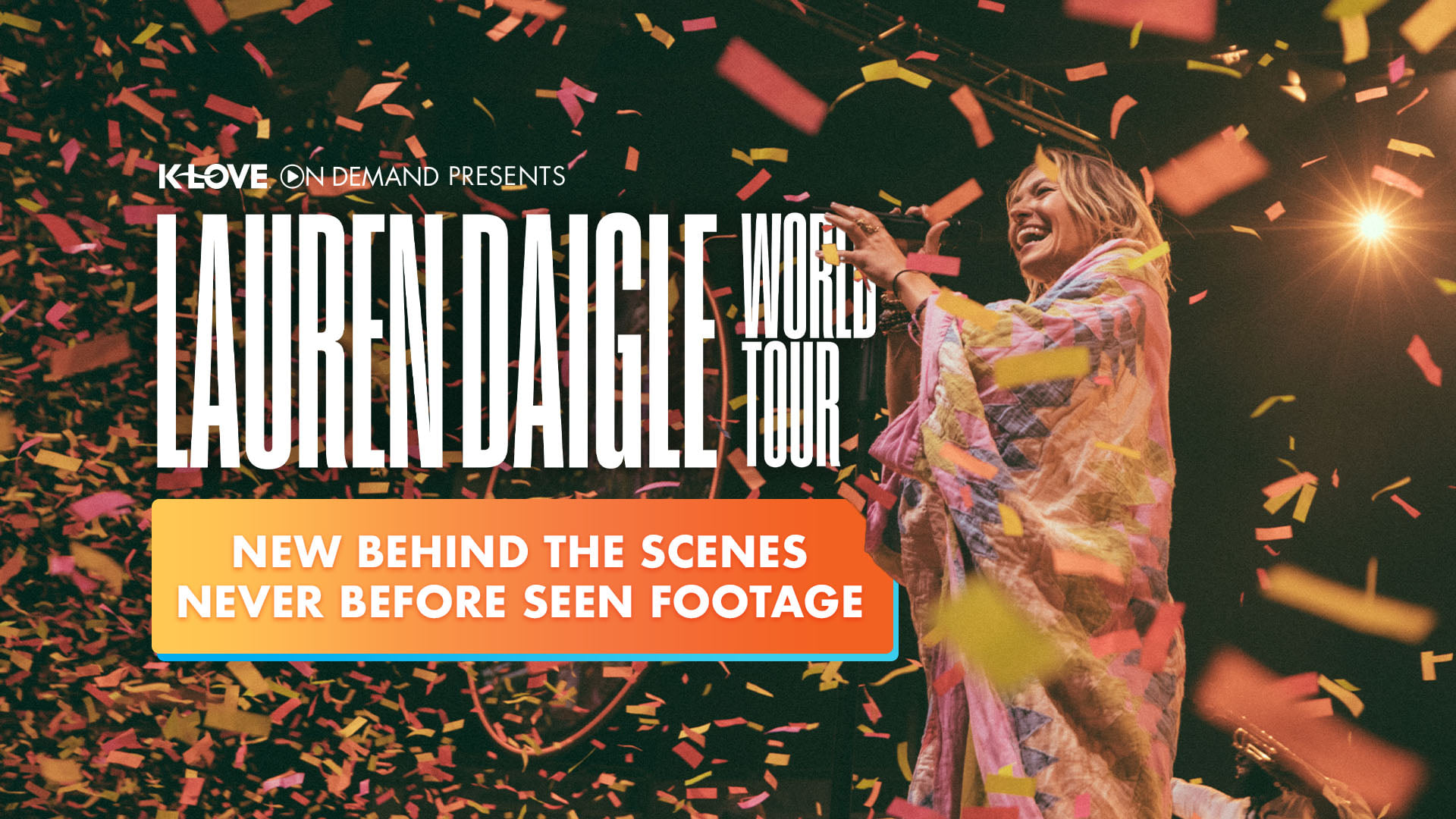 Lauren Daigle - A brand new Behind The Scenes of the LDWT... | Facebook