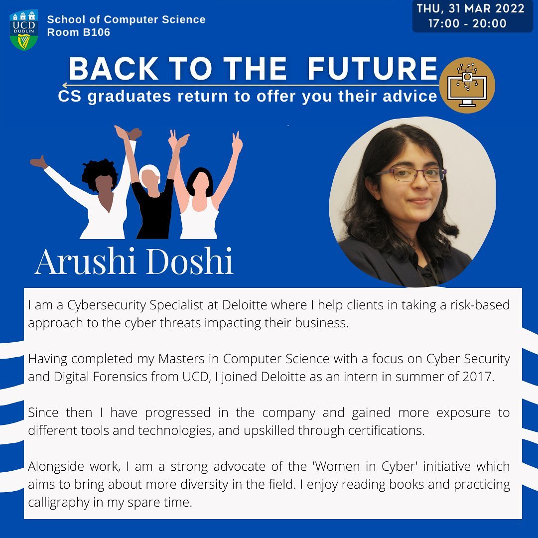 UCD Women At CompSci - Learn about a career in cyber security from ...