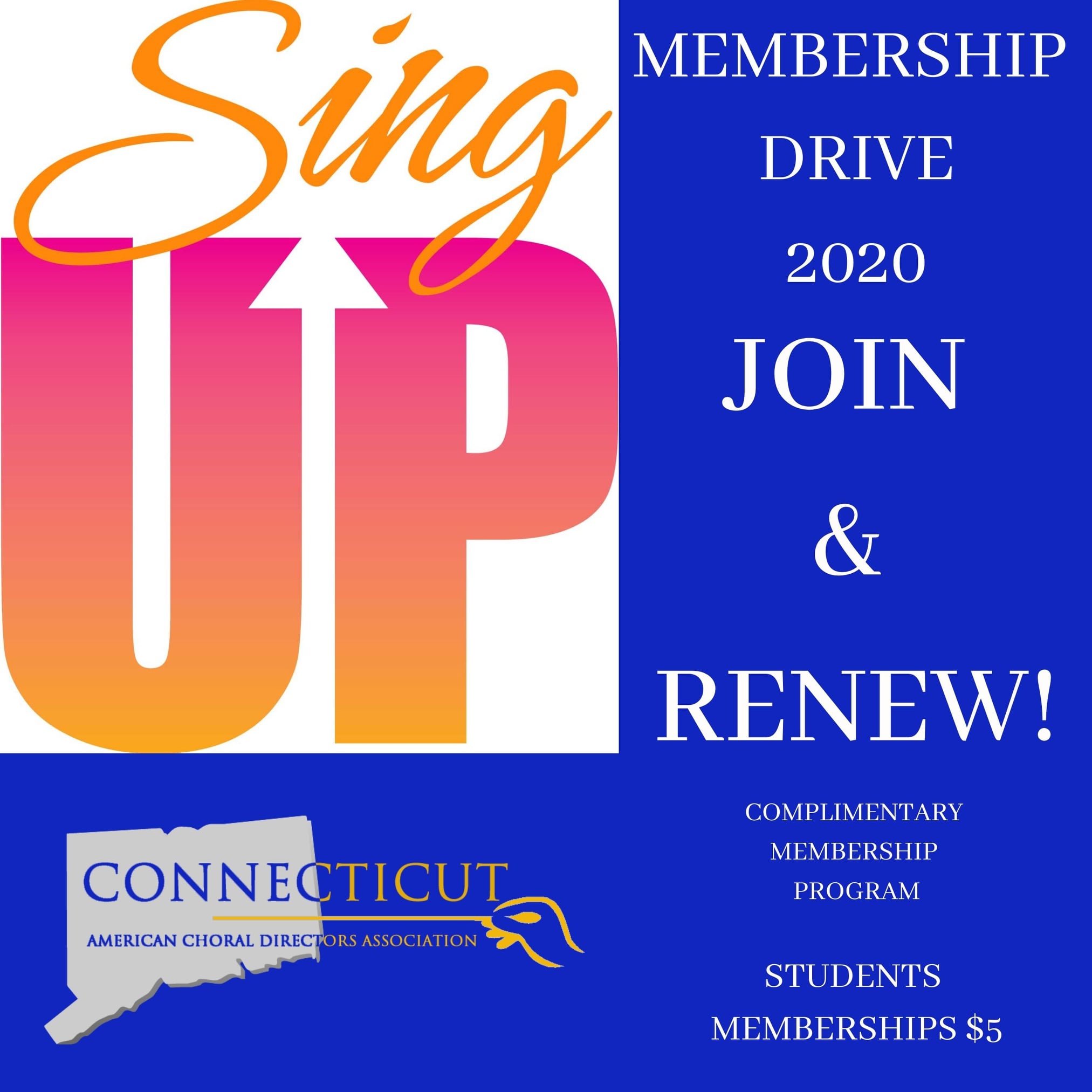 MEMBERSHIP DRIVE REMINDER!!! :)... - Connecticut ACDA