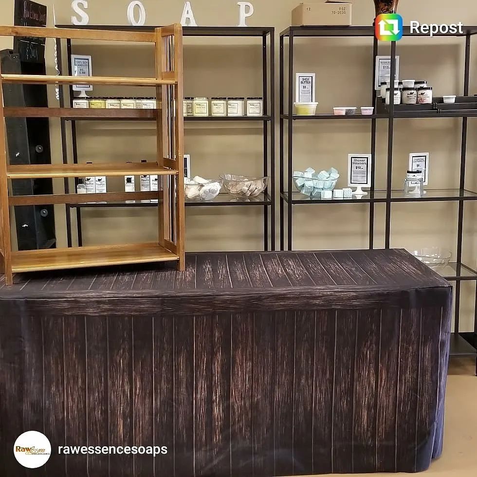 Stack Displays - Our Chocolate Walnut Table Cover is a...