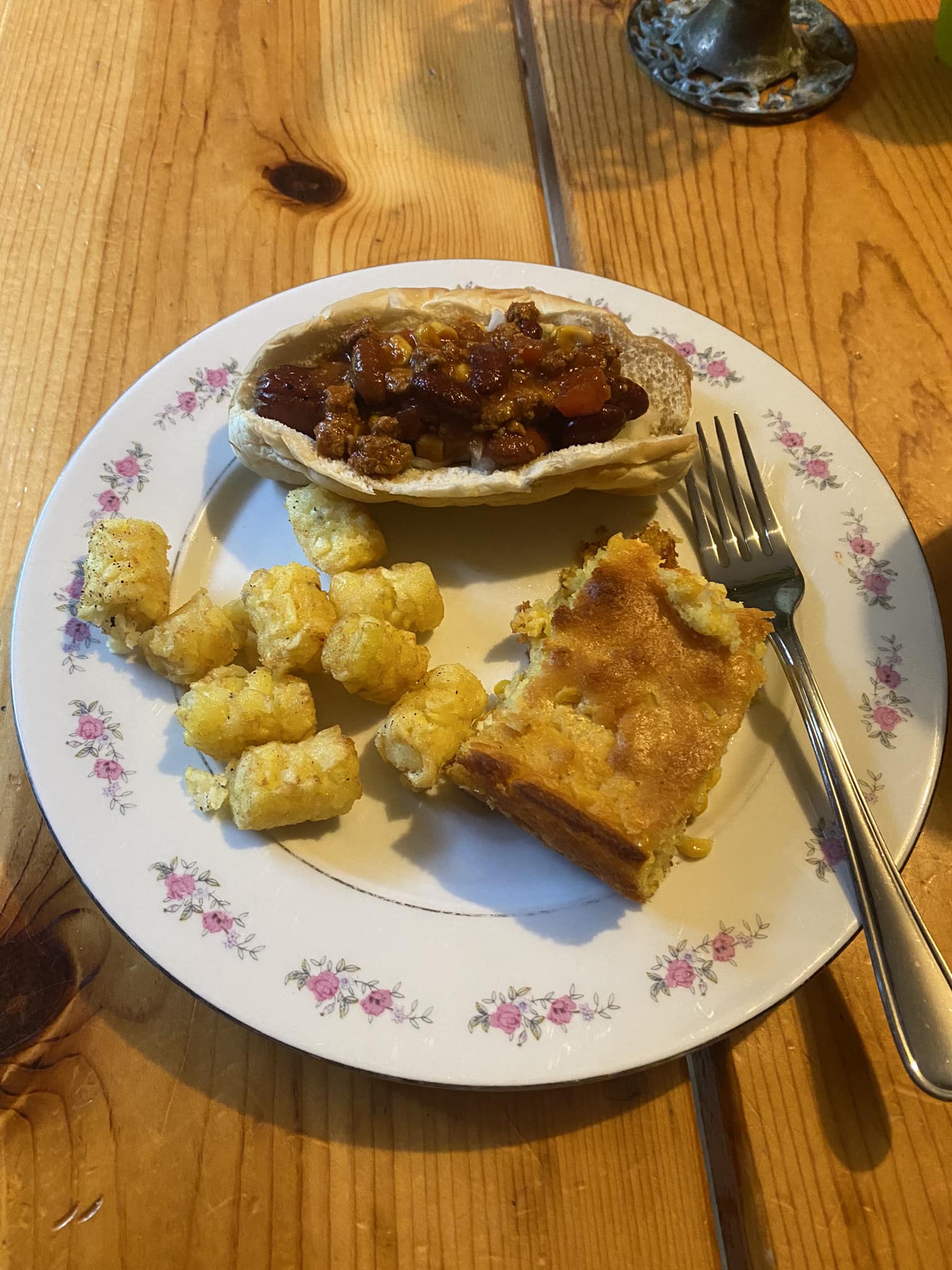 grilled cheese and chili dog