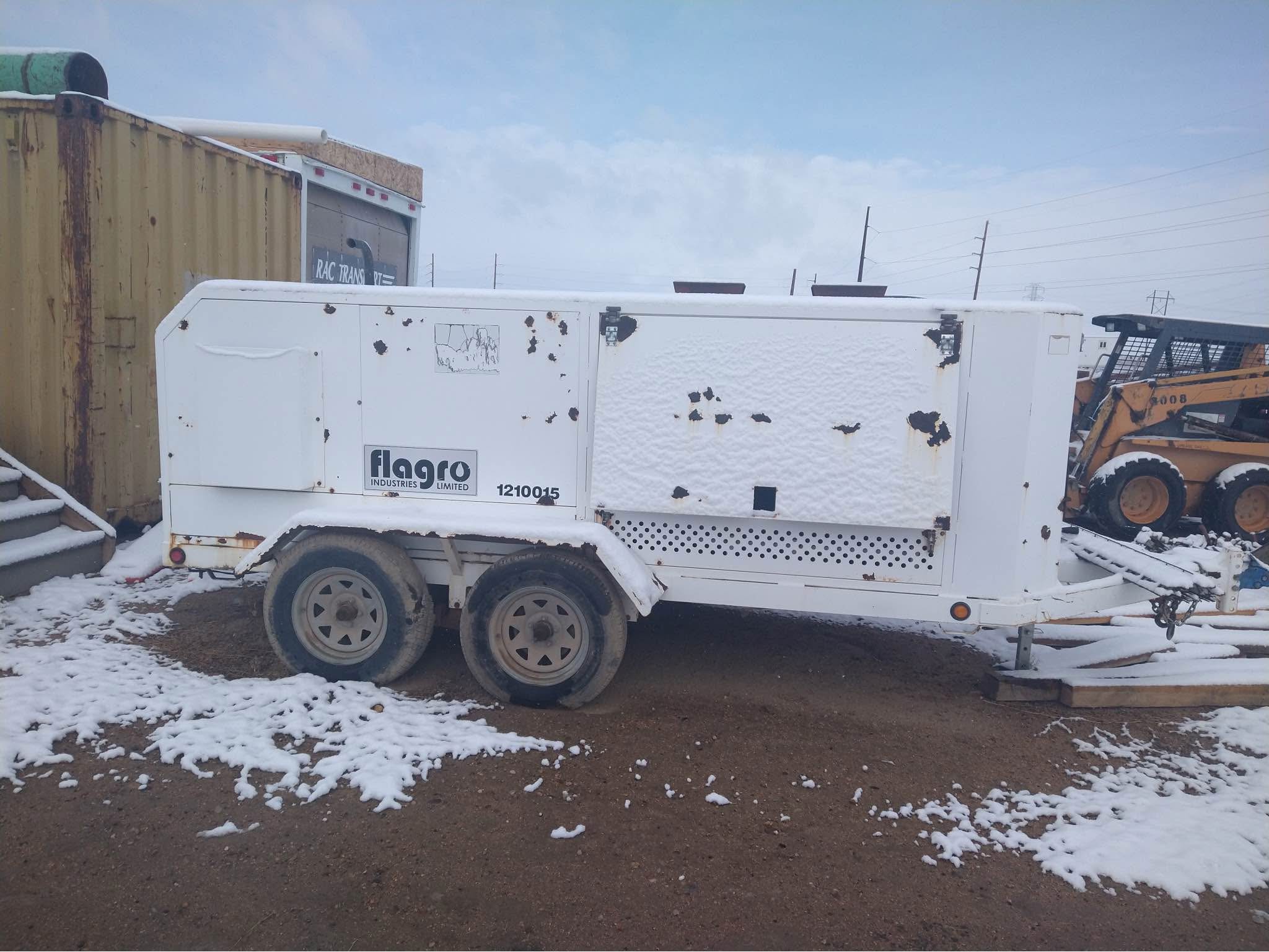 Flagro FVO-1000TR Self Contained Trailer w/FVO-400HC Indirect Fired ...
