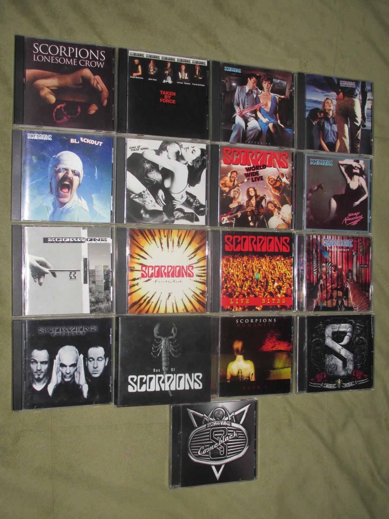 Scorpions CD 3枚セット Box of Scorpions