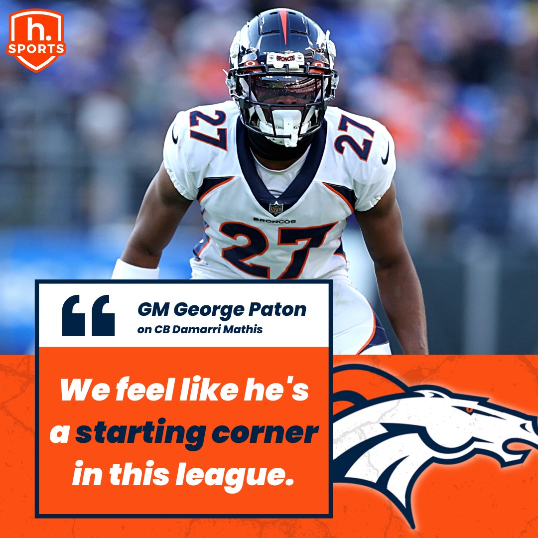 A Damarri Mathis/Pat Surtain cornerback... - Heavy on Broncos