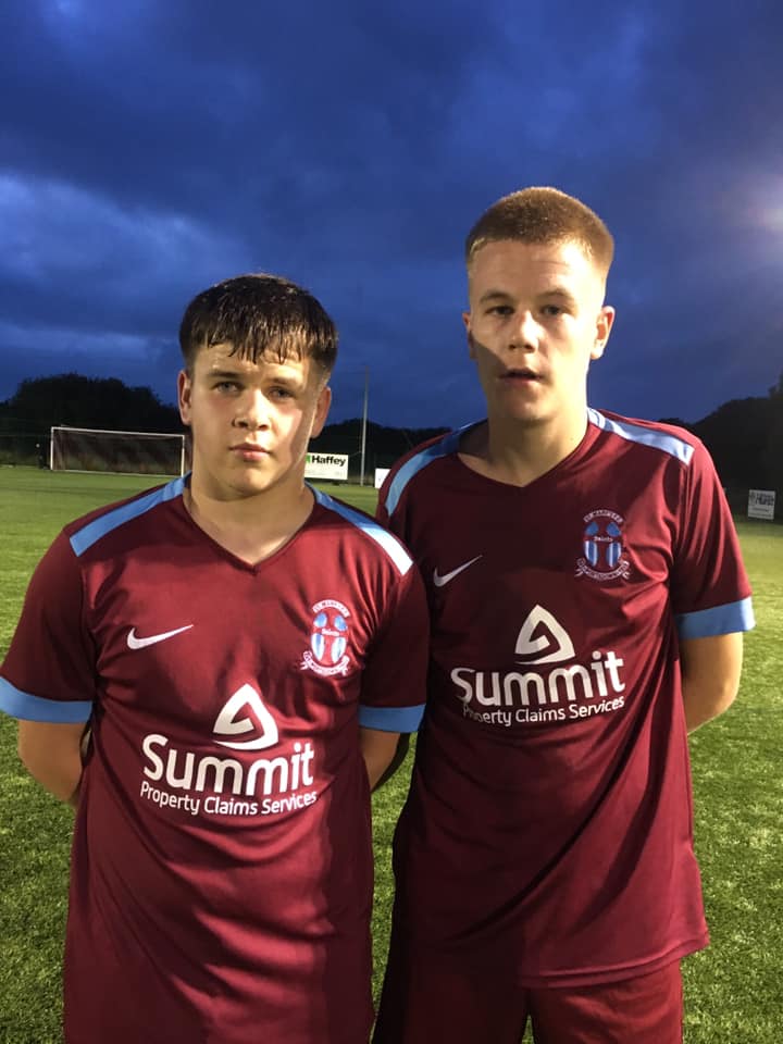 St. Mary's YCFC - Well done to these two - Adam Liggett...