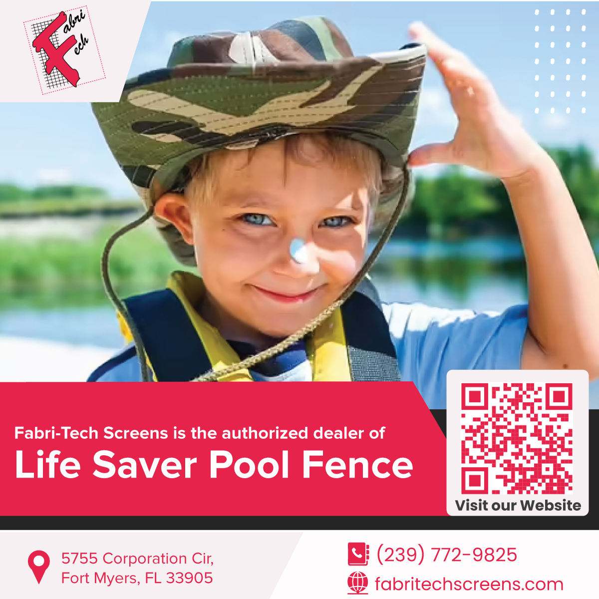 ⅔ of drownings occur... - Fabri-Tech Screen Enclosures