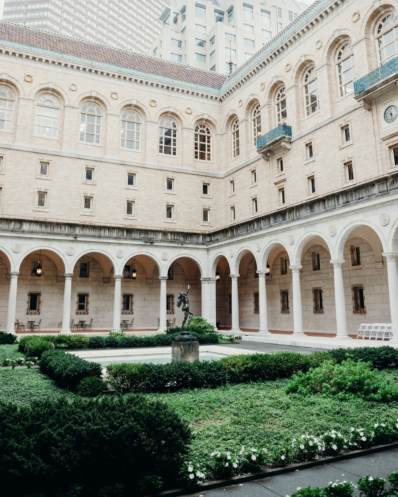 A view we'll never get tired of. 🤍 #CourtyardTeaRoom #MapRoomTeaLounge ...