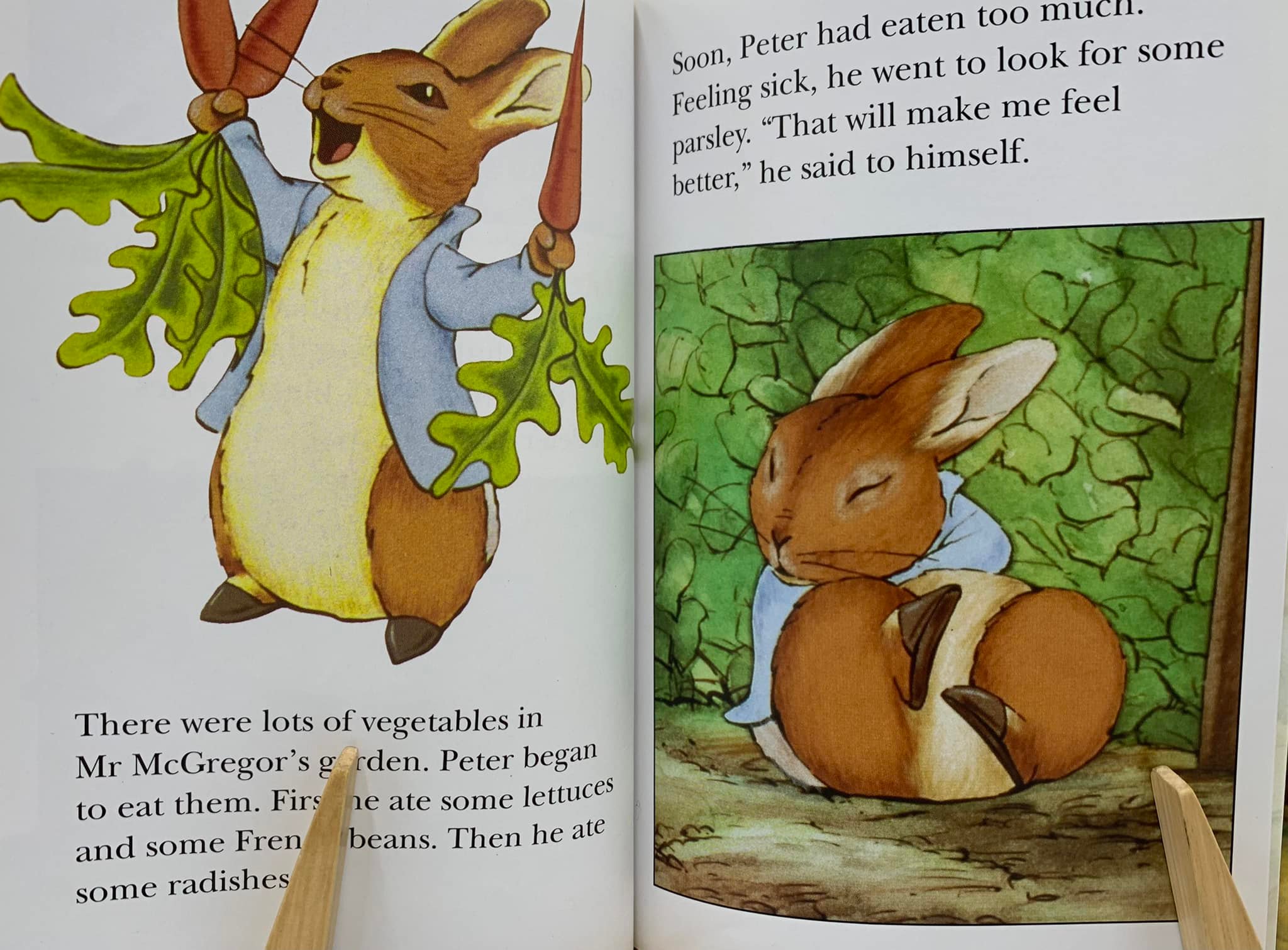 📚 ปกแข็ง สภาพดีมาก เล่มเล็ก Peter Rabbit • The Tailor of Gloucester 💰 2 ...