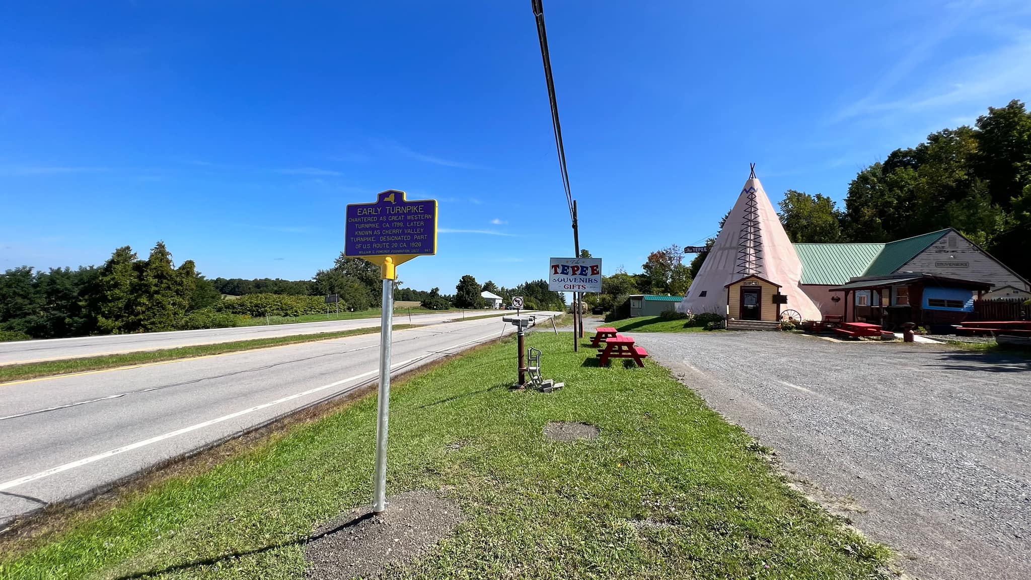 road…道の先に。 New historic marker unveiled for Great Western Turnpike in Cherry