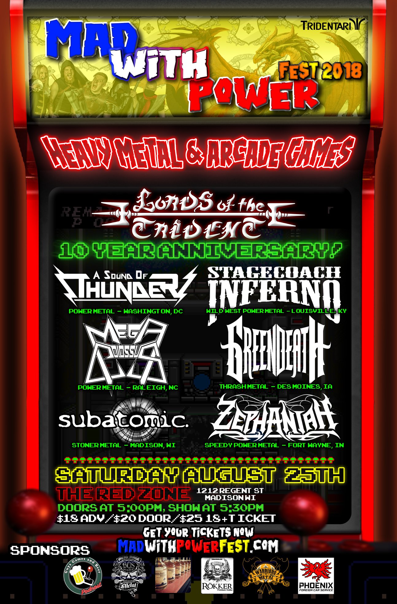 Here's the updated posted for this... - Mad With Power Fest | Facebook