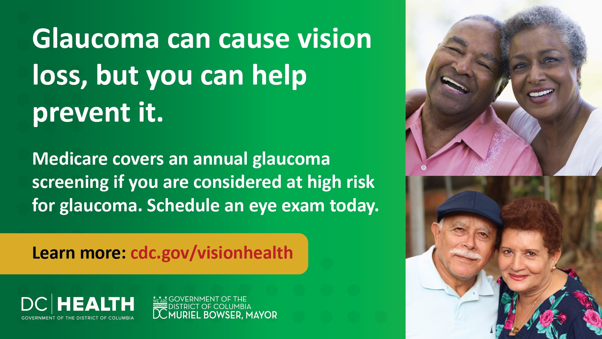 DC Health - Glaucoma has no warning signs, but early...