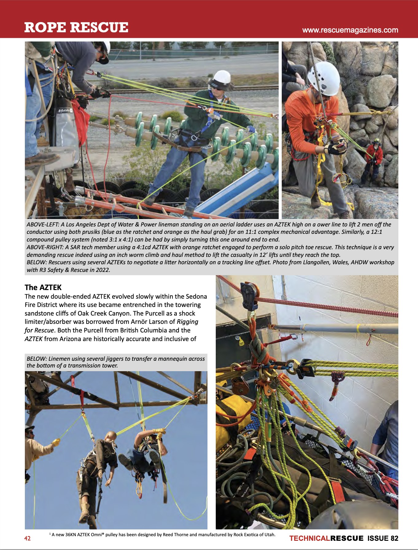 The full part 9 article for your enjoyment - Ropes That Rescue
