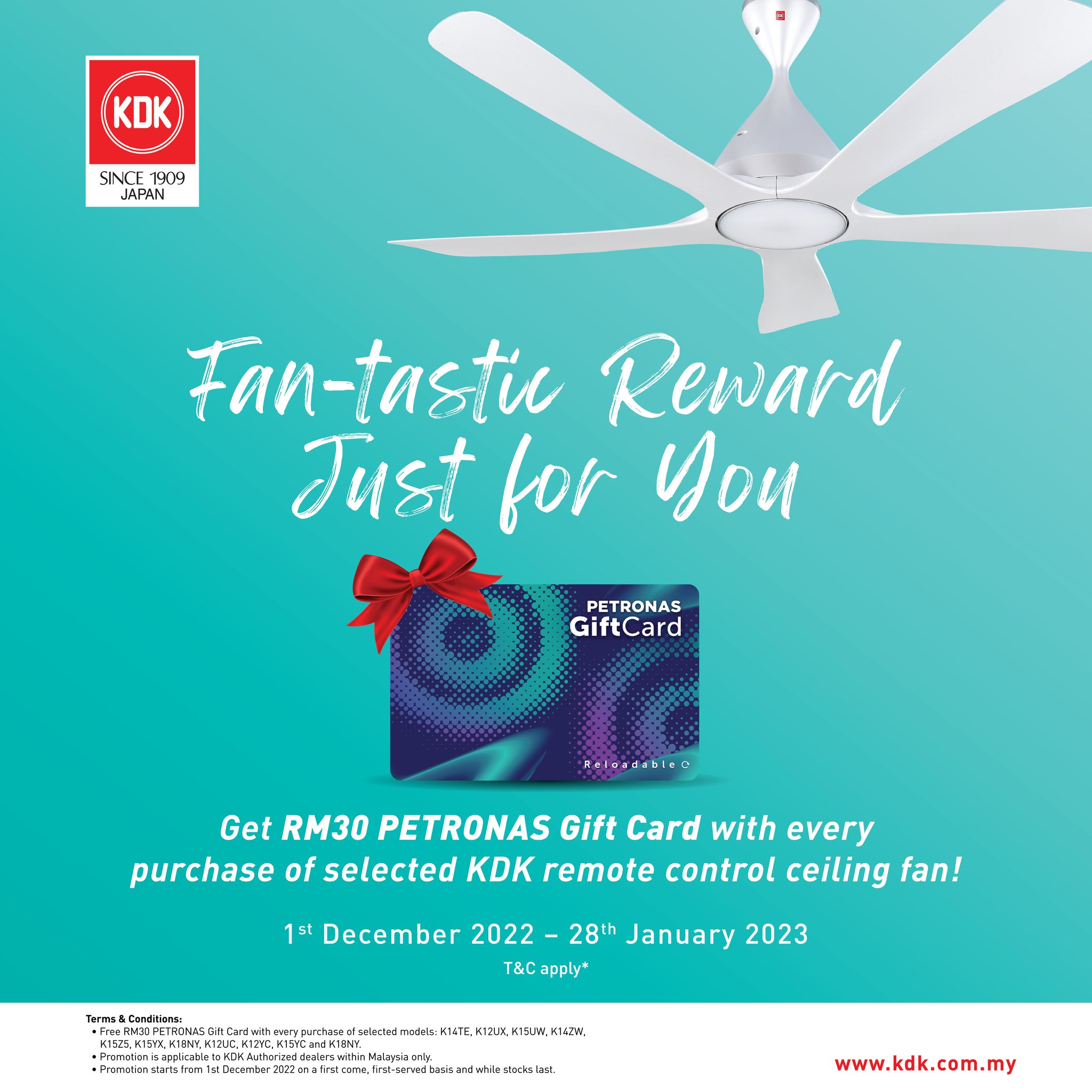 KDK - We've got a FAN-TASTIC REWARD just for you‼️🥳 Get RM30 Petronas ...