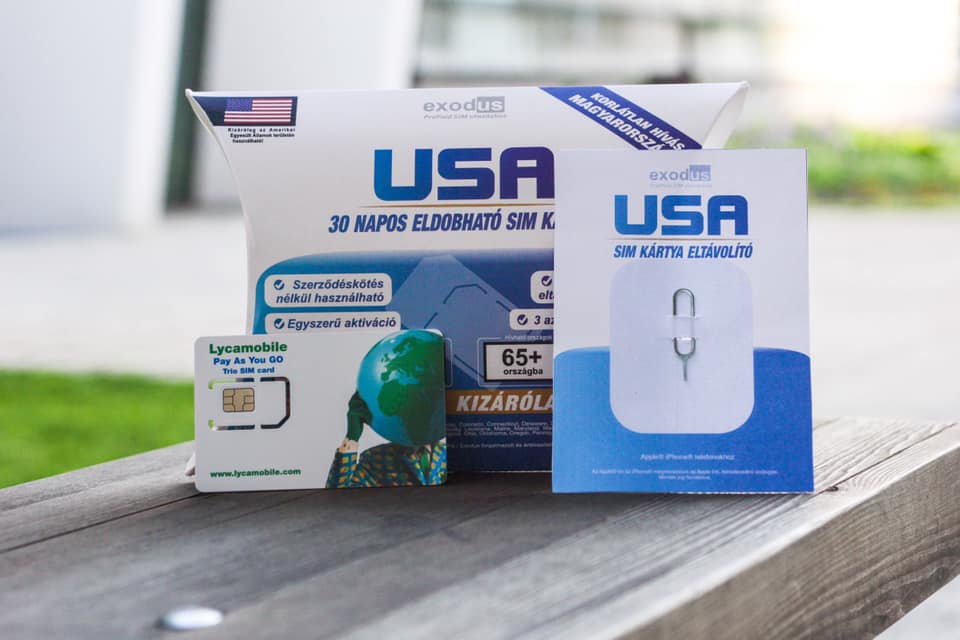 Exodus Prepaid SIM utazáshoz | Budapest