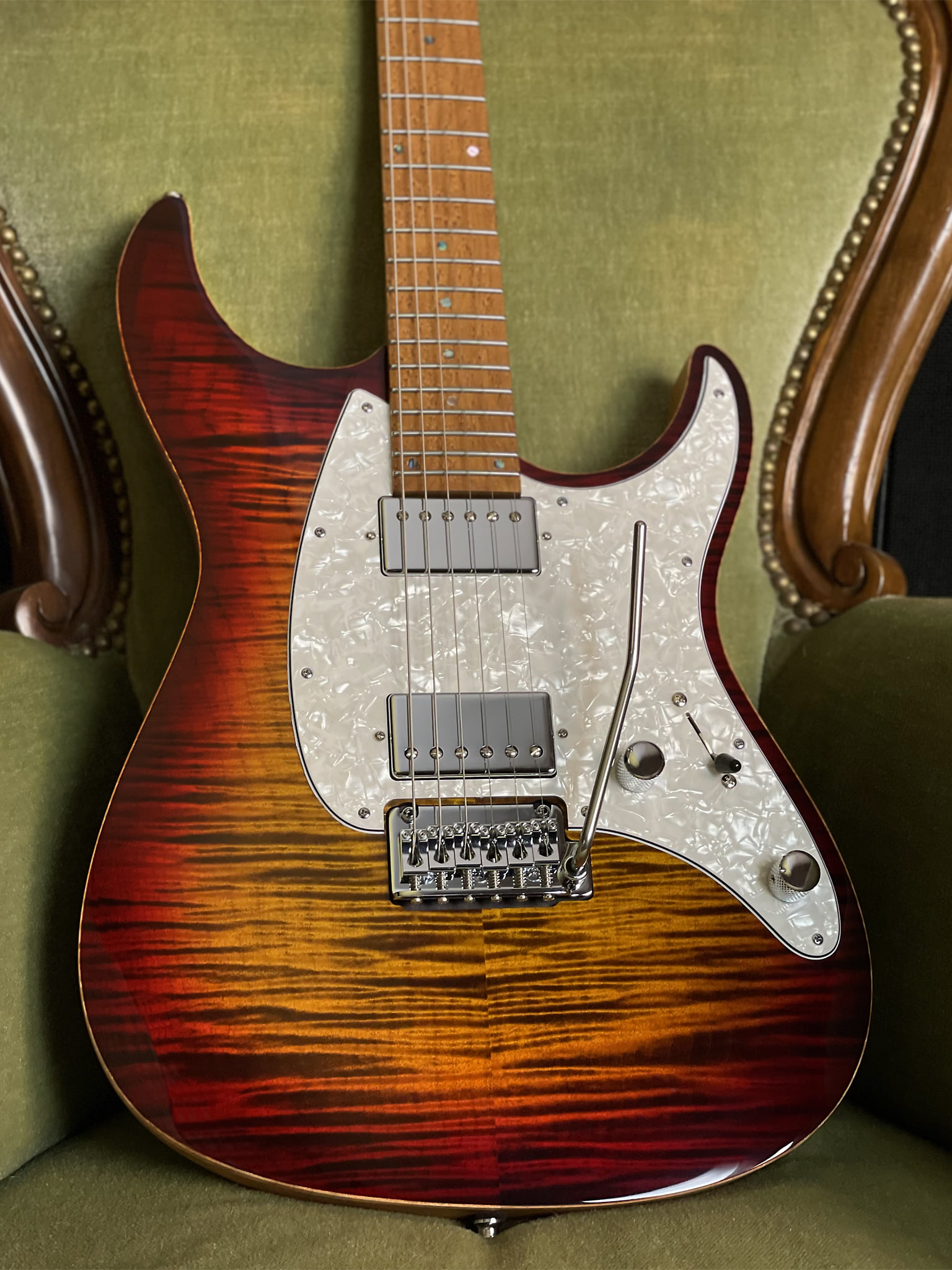 Here's what our Aquila 6 can look like in a dual humbucker version