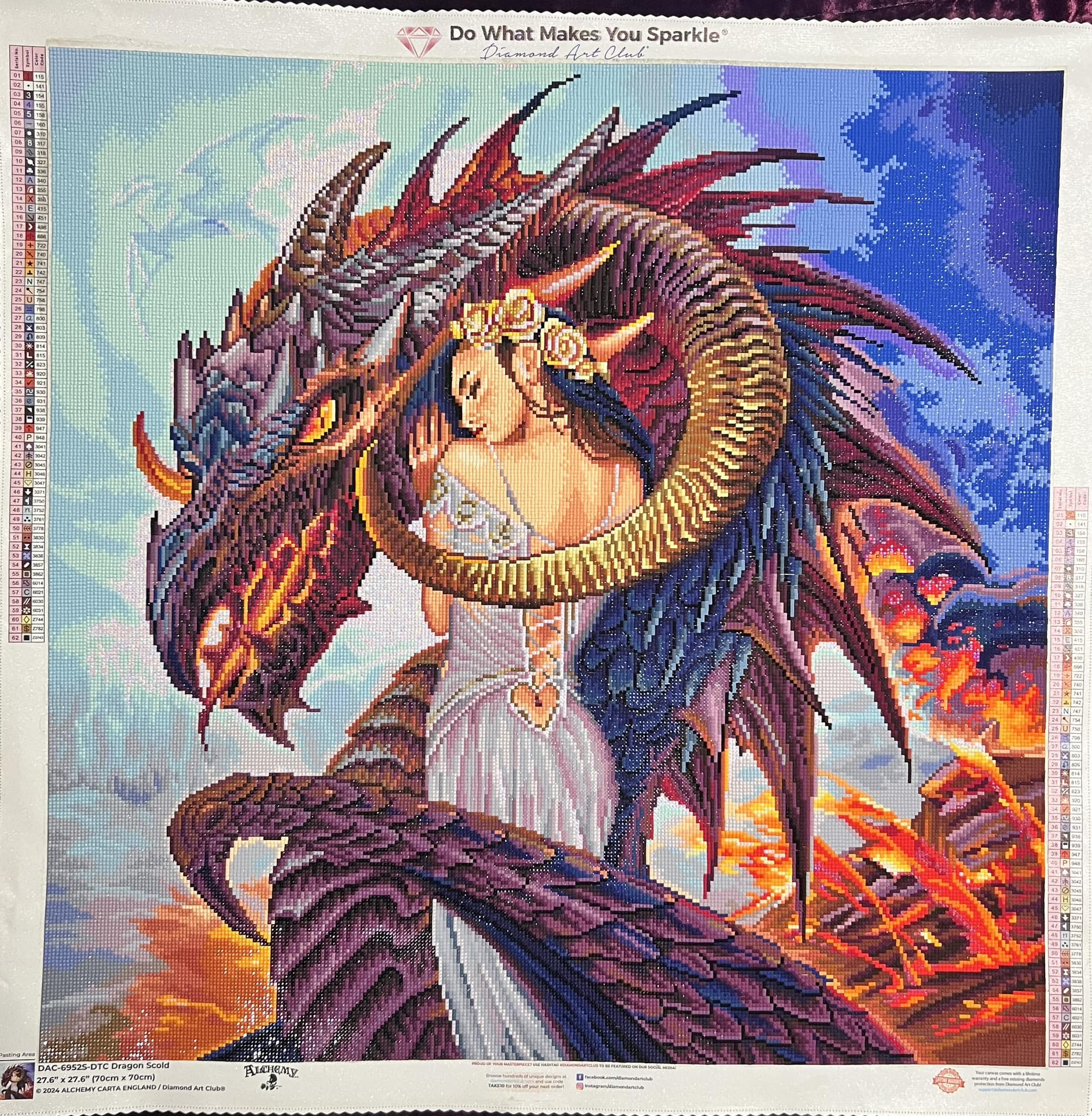 Introducing Dark Lilith diamond art kit by Diamond Art Club