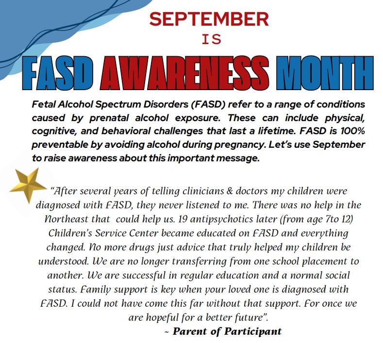 Robinson - September is Fetal Alcohol Spectrum Disorders (FASD ...