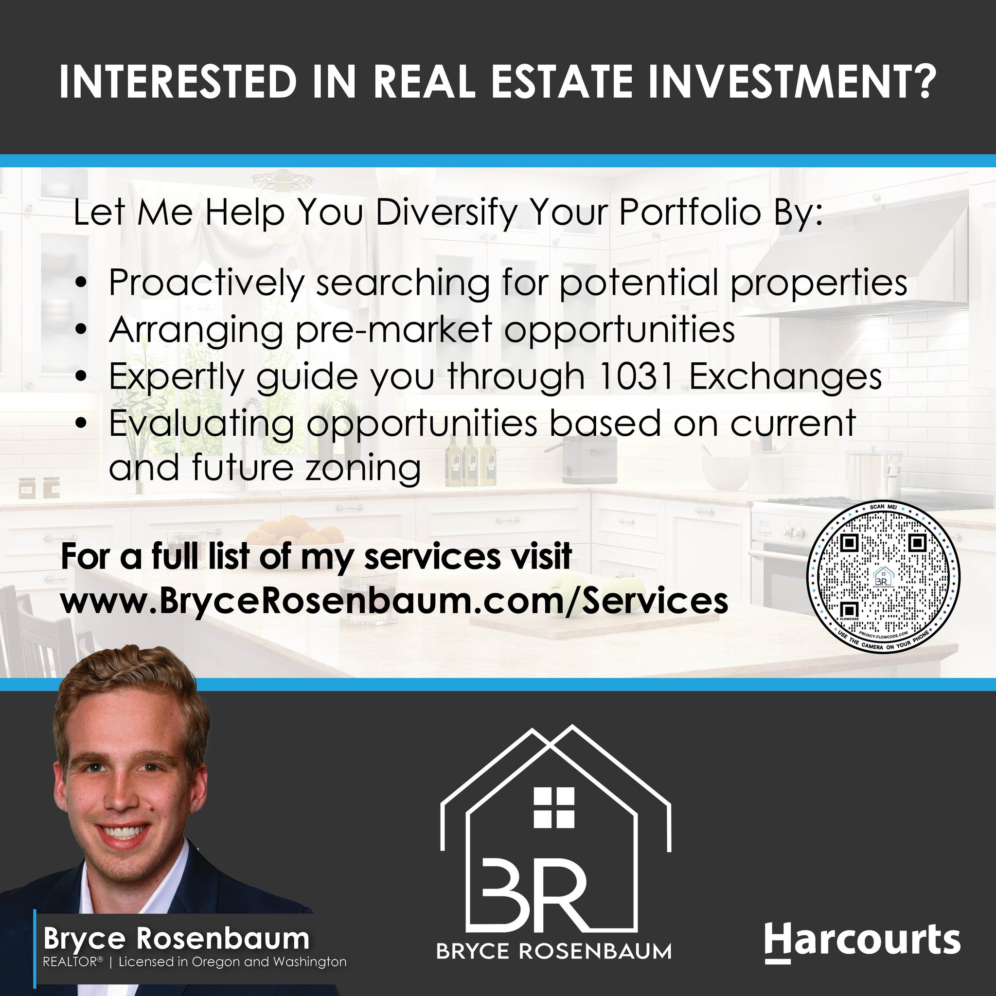 Realtor, Bryce Rosenbaum - If you’re looking to invest in real estate ...