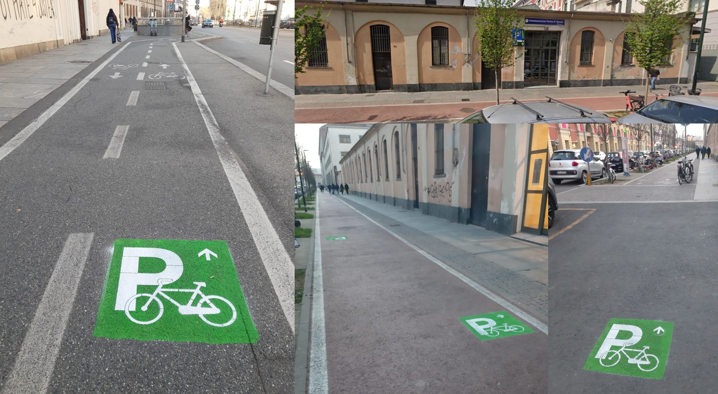 NUOVA SEGNALETICA ORIZZONTALE PER LA VELOSTAZIONE DI PORTA NUOVA A ...