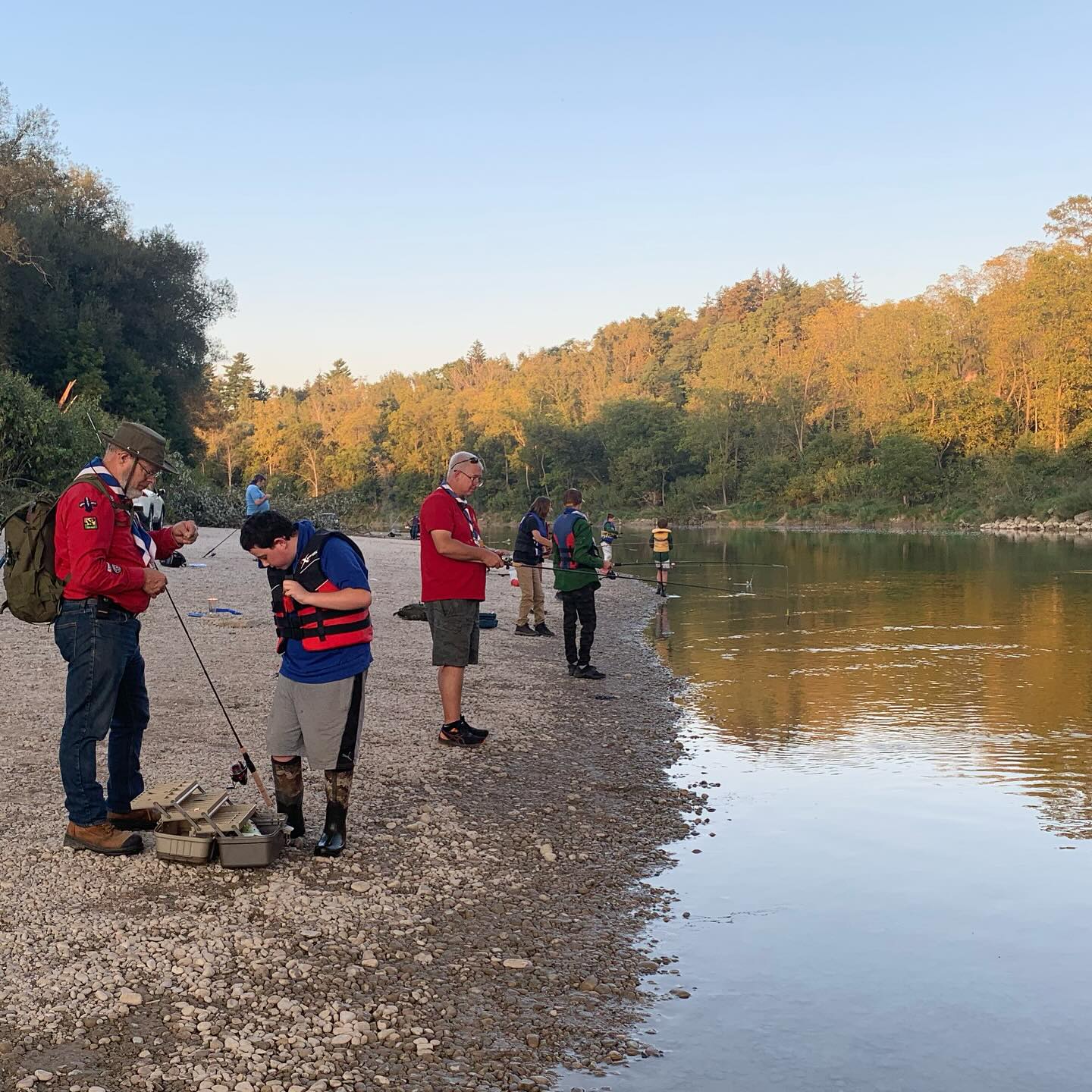 The troop got out and about to try... - 5th Brantford Scouts