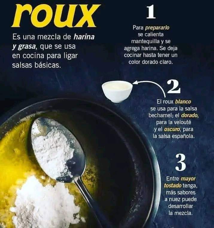 Origen del roux Como no podía ser de... - Chef Pablo Molina | Facebook