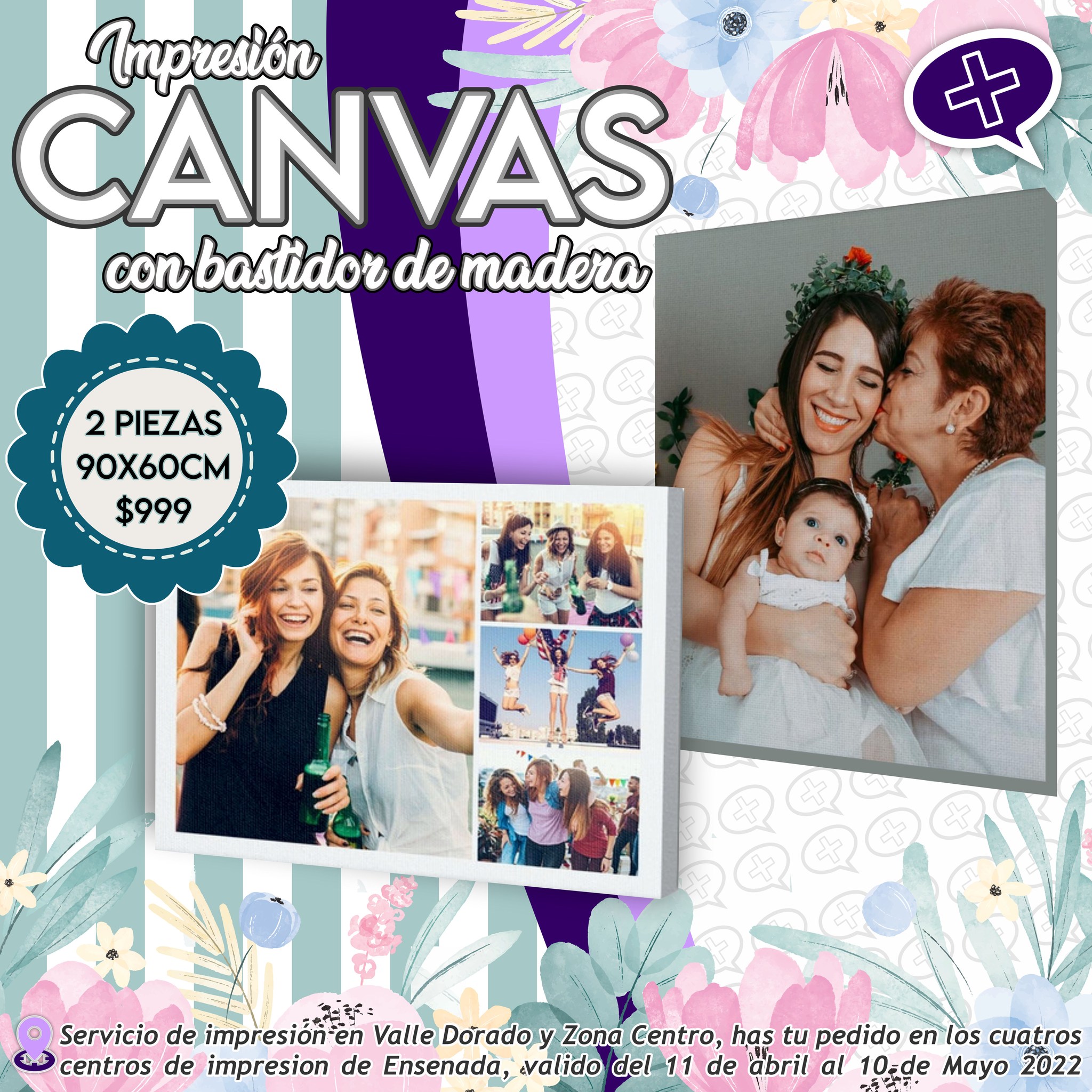 Más Print - Promoción en impresión Lienzo con bastidor... | Facebook