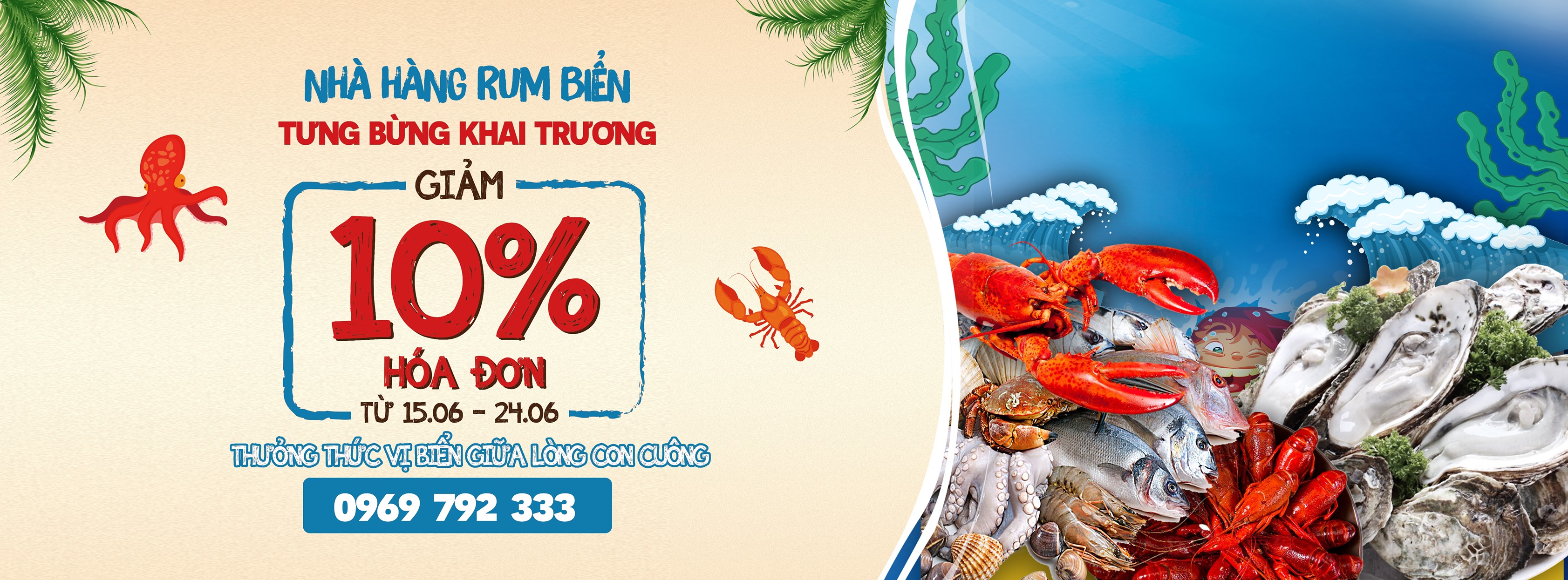 Nhà Hàng Rum Biển | Con Cuông