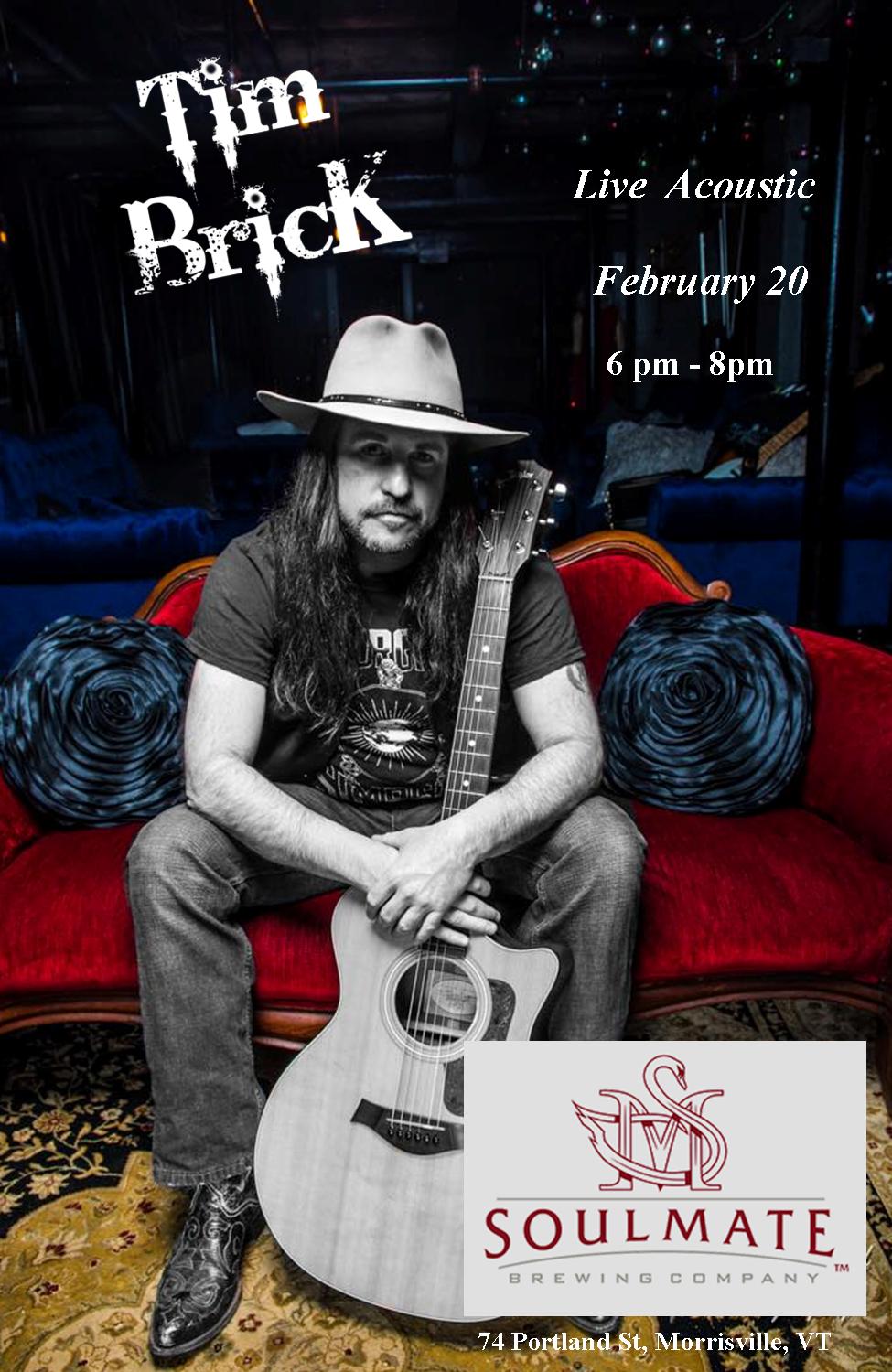 Tim Brick - Live acoustic at Soulmate Brewing