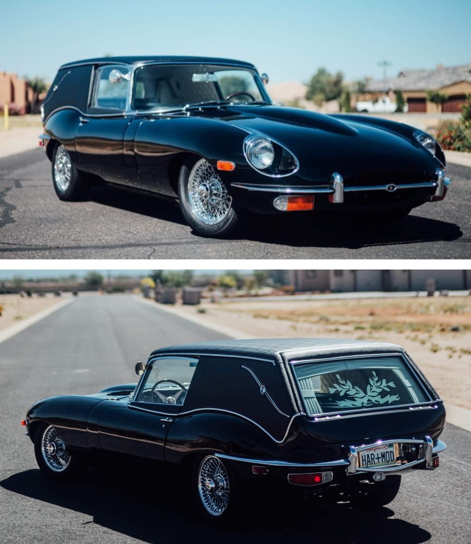 1971 movie Harold and Maude's 1967 Jaguar XK-E hearse replica