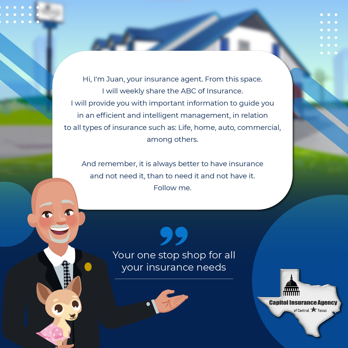 Capitol Insurance Agency of Central Texas/Progressive Agent - Hi, I'm ...