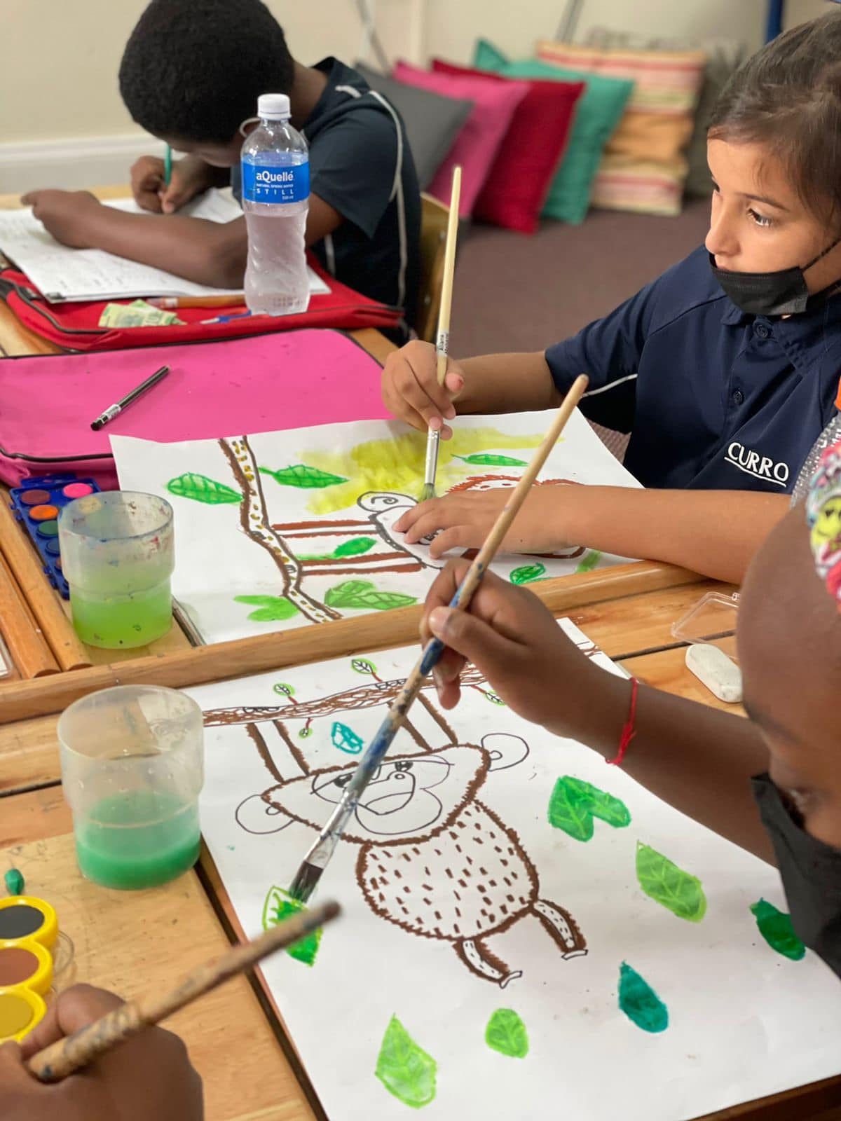 Grade 3G art lesson 🐒 - Curro Heritage House