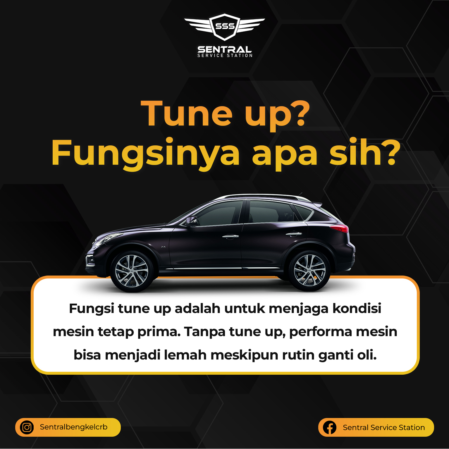 Kamu merasa performa mesin lemah... - Sentral Service Station | Facebook