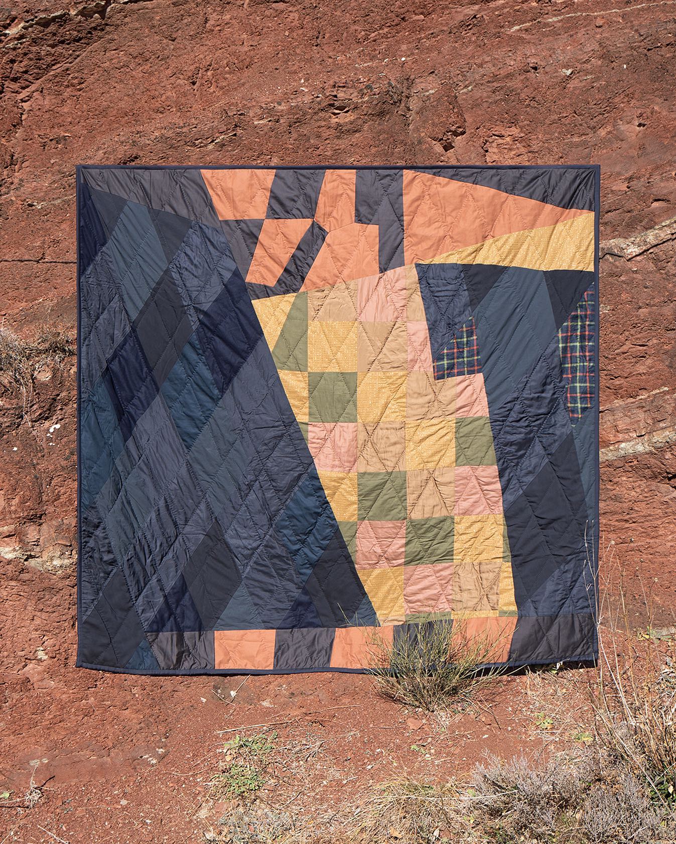 A.P.C. QUILTS ROUND 21 The Anni bedspread quilt in cotton