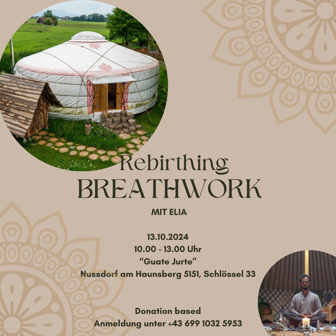 Rebirthing Breathwork Session in the sacred Guate Jurte