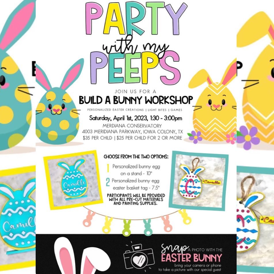 Pomp&Grandeur - 🐰 Build-A-Bunny Easter Workshop 🐣 Come and enjoy a fun ...