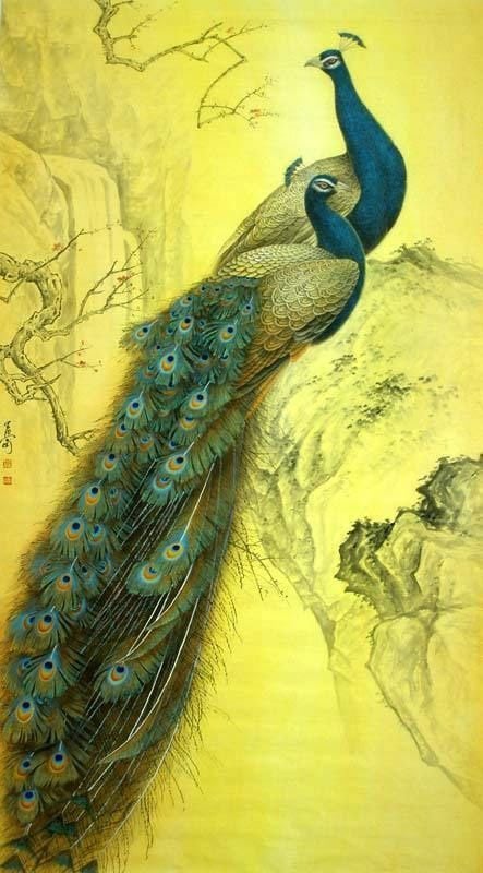 J. Hardy, 'Lady with peacock', etching and aquatint with hand