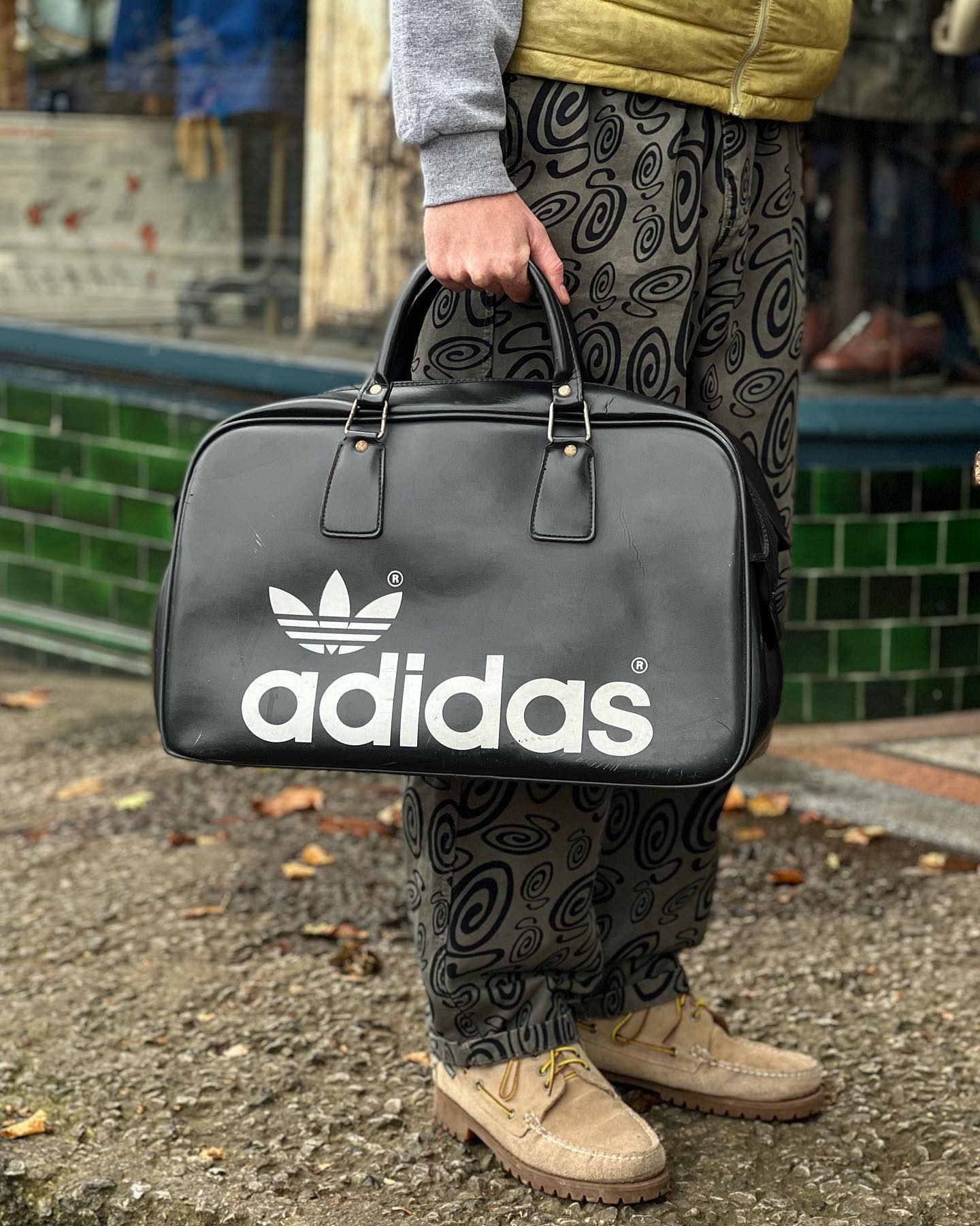 One of the rarer Vintage Adidas Peter Black hold-all