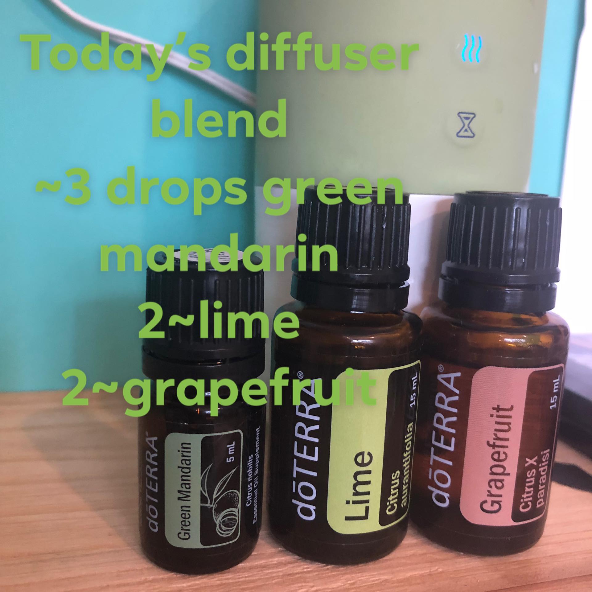 doTERRA is happy to introduce Green Mandarin essential oil into