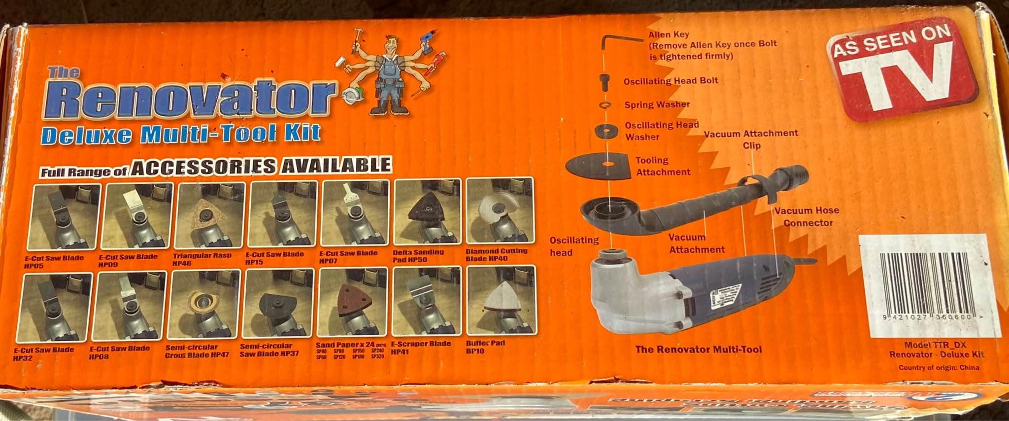 Renovator Deluxe Multi-Tool Kit - Power Tools - Adelaide, South 