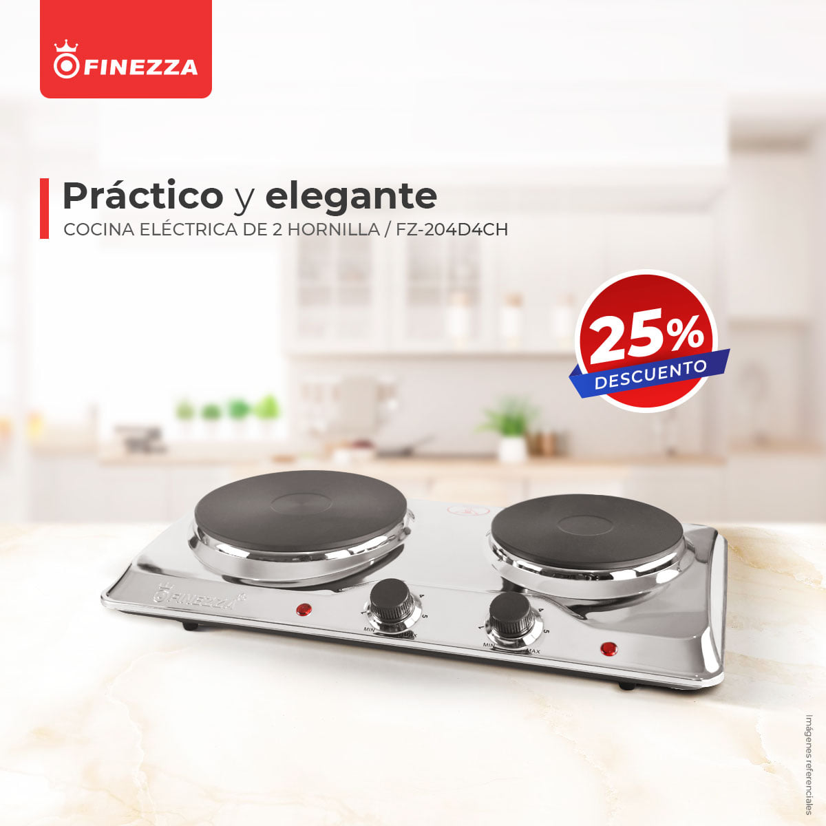 Finezza Perú - Cocina Eléctrica 02 Hornillas de fácil uso... | Facebook