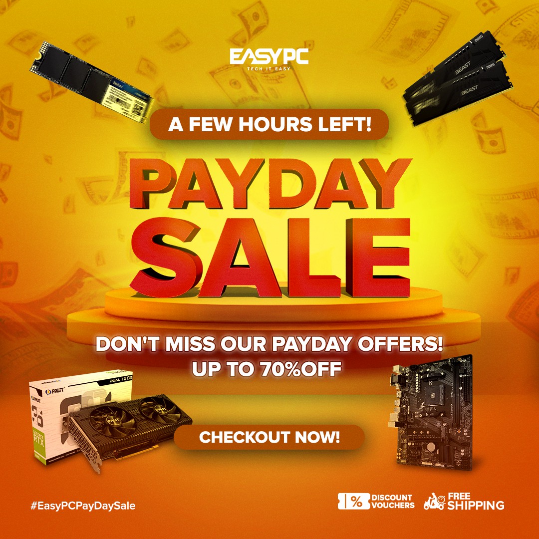 EASY PC - May pending items pa sa cart? May up to 70%OFF + FREE ...