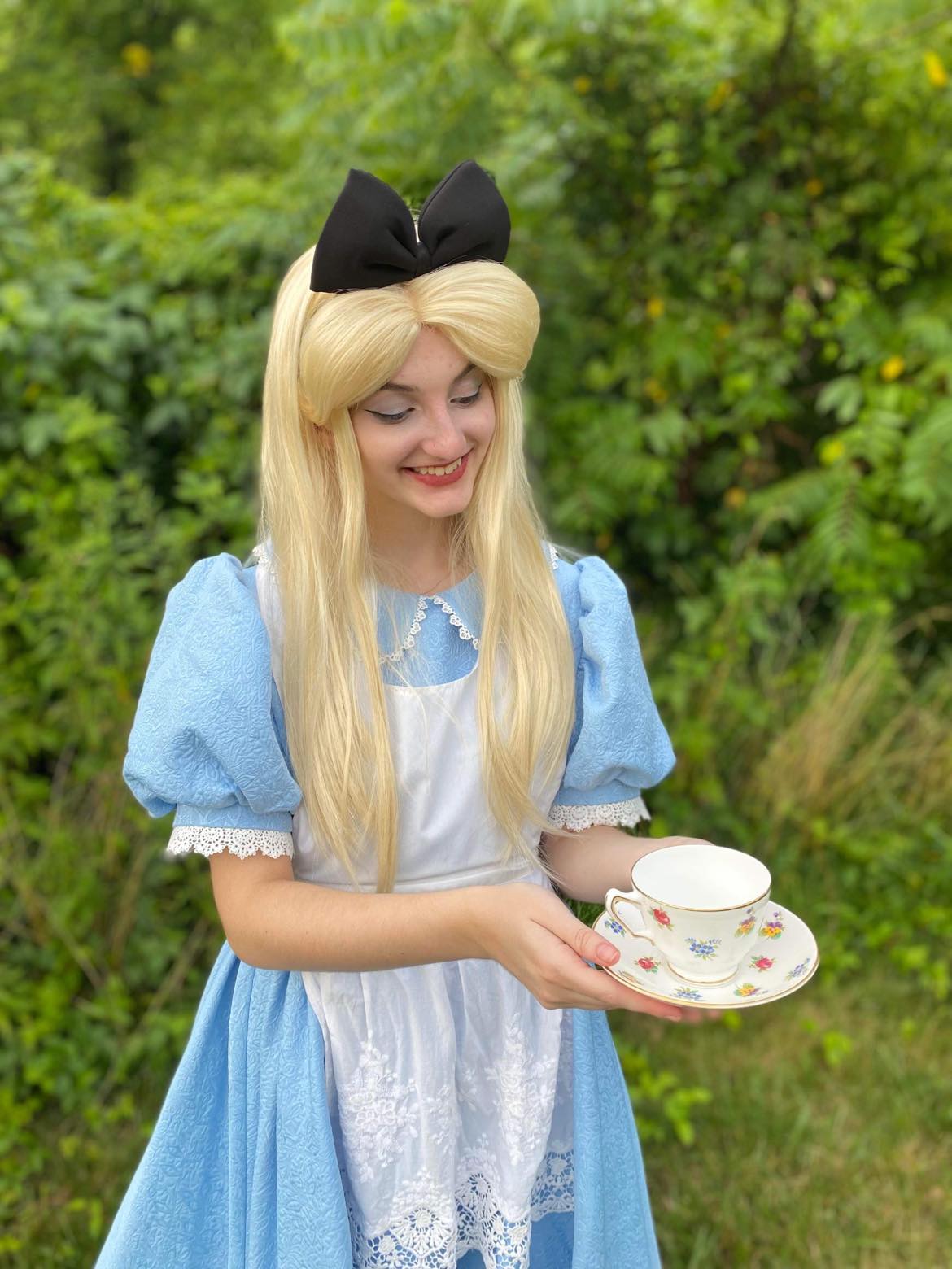 open lace back dress Amazon.com: Nuoqi Girls Mad Hatter Costume Mad Hatter Tea Party Costume  Halloween Dress with Hat L : Clothing, Shoes & Jewelry